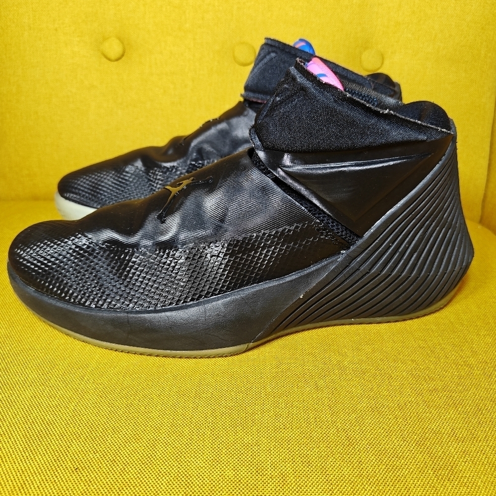 Jordan Why Not Zer0.1 Black Pink Blast Blue Basketball Shoes Men's Size 10